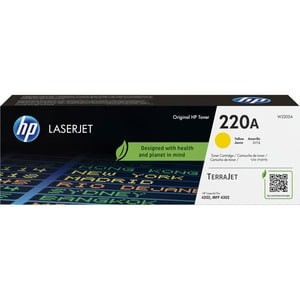 Hp 220A Yellow Original Laserjet Toner Cartridge. Colour Toner Page Yield: 1800 W2202A