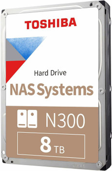Toshiba HDWG480UZSVA N300 NAS HARD DRIVE 8TB BULK HDWG480UZSVA