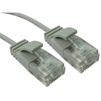 Cables Direct ERSLIM-102 networking cable 2 m Cat6 U/UTP UTP Grey ERSLIM-102
