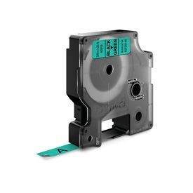Dymo 40919 9mm x 7m Black on Green Tape 40919