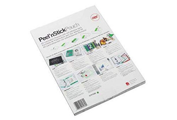 GBC 3747236 Peel n Stick Pouch Gloss A3 125 micron Pack of 100 PEELA3GLOSS125