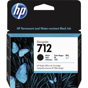 Hp 712 80-Ml Black Designjet Ink Cartridge. Compatibility: Hp Designjet T210 T23 3ED71A