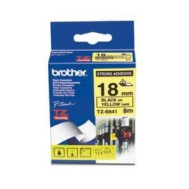 Brother TZES641 Black on Yellow TZES641