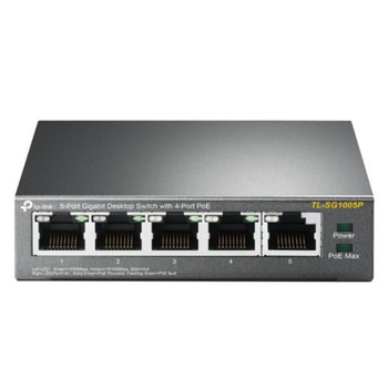 Tp-Link  TL-SG1005P  5-Port Gigabit Unmanaged Desktop Switch 4 Port Poe Ste TL-SG1005P