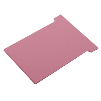 Nobo T-Card Size 2 48 x 85mm Pink Pack of 100 32938905 NB38905