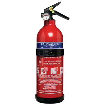 Fire Extinguisher 1 kg ABC Powder ABC1000 FM01010