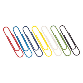 Paperclips Coloured 32mm Pack of 1000 30601 WS30601
