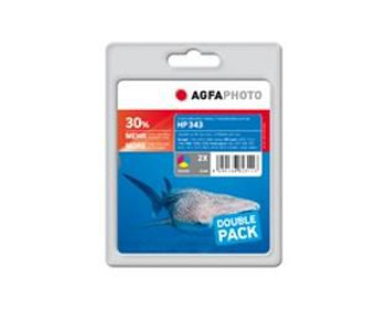 AgfaPhoto APHP343CDUO Ink Color 2-Pack APHP343CDUO