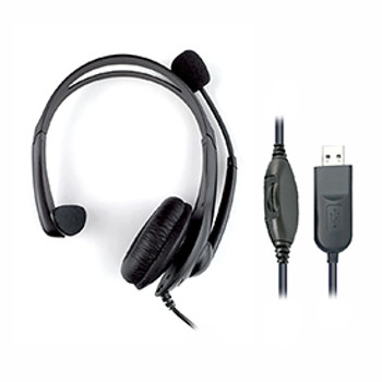 HiHo 218M Monaural USB-A Headset with Boom Mic HIHO218M