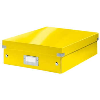 Leitz Click & Store WOW Medium Organiser Box Yellow 60580016 60580016