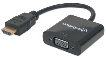 Manhattan 151467 HDMI to VGA Black 151467