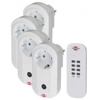 Brennenstuhl 1507050 Power plug adapter White 1507050