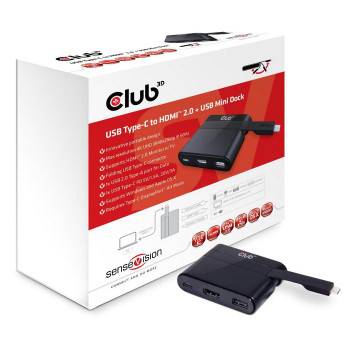 Club3D CSV-1534 adaptor USB 3.0 Typ C > HDMI CSV-1534