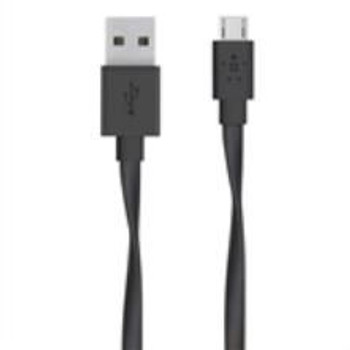 Belkin F2CU046BT06-BLK MIXIT flat Micro-USB Cable F2CU046BT06-BLK