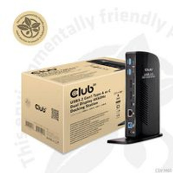 Club3D CSV-1460 4K Dock USB3 6USB3/2xDP/LAN/Au CSV-1460