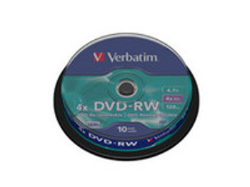 Verbatim 43552 DVD-RW 4x 4.7GB Branded 43552