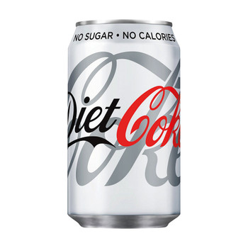 Diet Coca-Cola Soft Drink 330ml Can Pack of 24 100224 AU05387