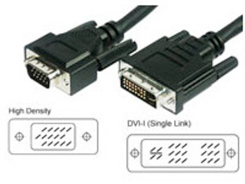 MicroConnect 50989 DVI-I 12+5 - VGA M-M 1m 50989