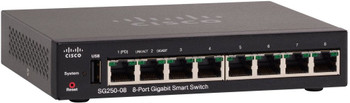 Cisco SB SG250-08-K9-EU 8-Port Gigabit Smart Switch SG250-08-K9-EU