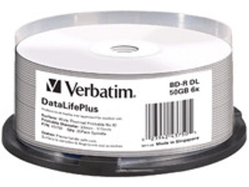 Verbatim 43750 BD-R DL 50GB 6X. 25 pack 43750