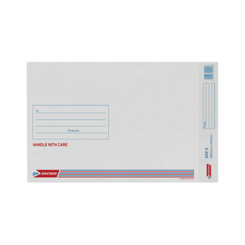 GoSecure Bubble Lined Envelope Size 9 300x445mm White Pack of 50 KF71452 KF71452