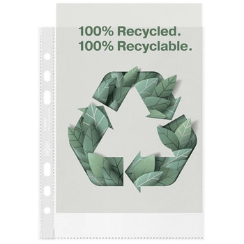 Rexel 100% Recycled A5 Punched Pocket 2115703 2115703