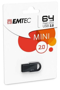 Emtec ECMMD64GD252 64 GB D250 USB 2.0 Mini ECMMD64GD252