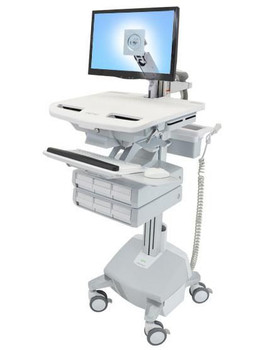 Ergotron SV44-1262-2 STYLEVIEW CART WITH LCD ARM. SV44-1262-2