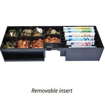 APG Cash Drawer ECD460B-INS-LID ECD460 Flip Lid Insert 7 Note ECD460B-INS-LID