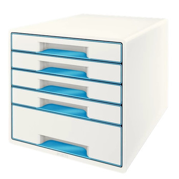 Leitz WOW CUBE Drawer Cabinet Blue 52142036 52142036
