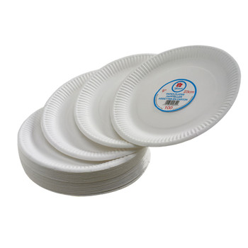 Paper Plate 7 " White Pack of 100 0511040 CPD75061