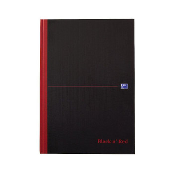Black n' Red Smart Ruled Casebound Hardback Notebook A4 100080428 JD66401