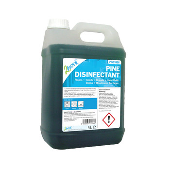 2Work Disinfectant and Deodoriser Fresh Pine 5 Litre Bulk Bottle 204 2W03986