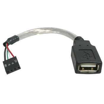 StarTech.com USBMBADAPT 6IN USB MOTHERBOARD CABLE F/F USBMBADAPT