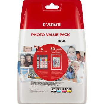 Canon 2106C004 INK CLI-581 BK/C/M/Y BL W SEC 2106C004