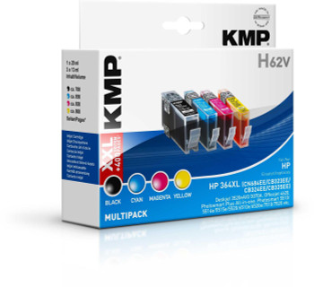 KMP Printtechnik AG 17120005 H62V Promo Pack BK/C/M/Y 1712,0005