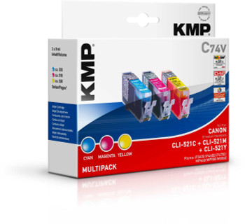 KMP Printtechnik AG 15100005 C74V Promo Pack C/M/Y compatib 1510,0005