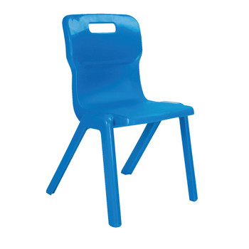 Titan One Piece Chair 460mm Blue Pack of 10 KF838719 KF838719
