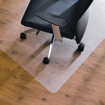 Cleartex Chair Mat Hard Floor 1200x750mm Clear FL74191 FL74191