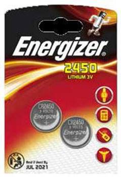 Energizer 638179 LITHIUM CR2450 2PK 638179