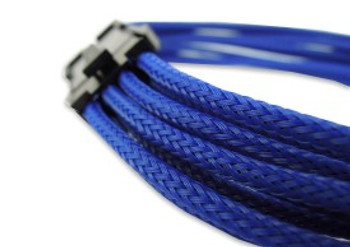 Gelid Blue Braided 6+2-pin PCIe Extension Cable GEL-CA-8P-PCIE-BLUE