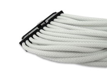 Gelid White Braided 24-pin ATX Extension GEL-CA-24P-WHITE