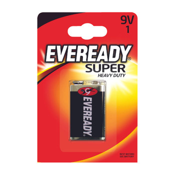Eveready Super Heavy Duty Battery 9V 6F22BIUP ER12701