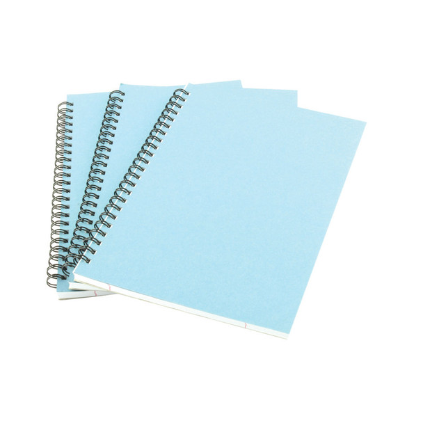 A5 Spiral Pad 80 Leaf Blue Pack of 12 WX10039 WX10039