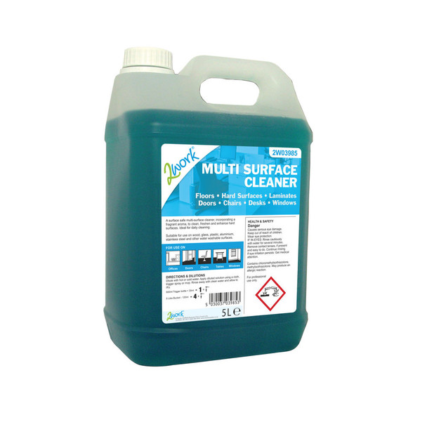 2Work Multi Surface Cleaner Concentrate 5 Litre 397 2W03985