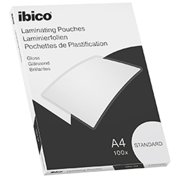 Ibico Basics A4 Gloss Laminating Pouches Standard - Pack of 100 627310