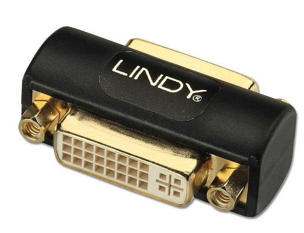 Lindy 41233 Dvi-I Dd Double Female Adapter 41233