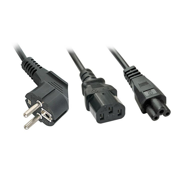 Lindy 30047 Power Cable Black C13 Coupler 30047