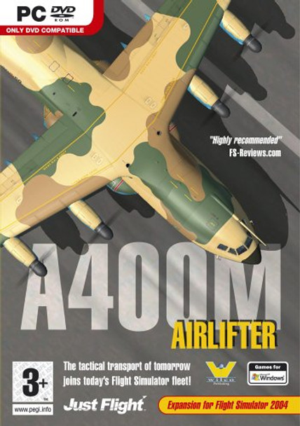 A400M Airlifter for Flight Simulator 2004 PC DVD Game