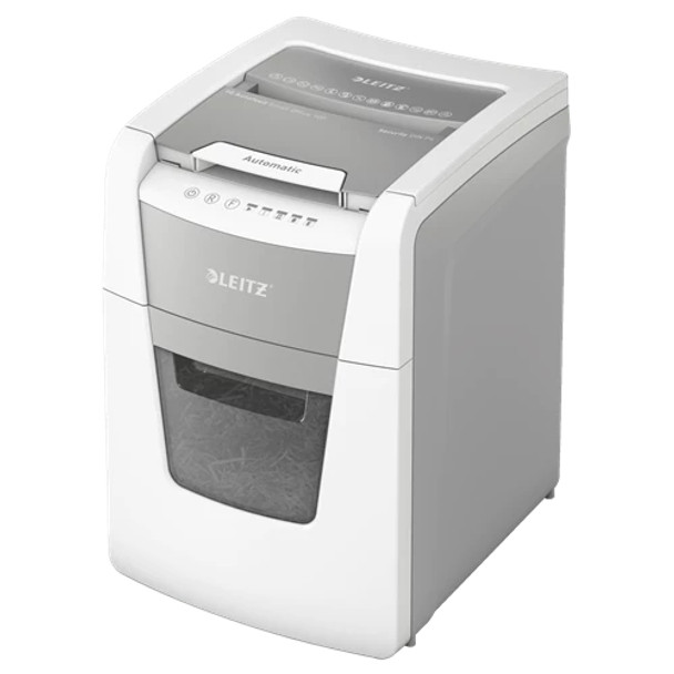 Leitz IQ Autofeed Small Office 100 Automatic Cross Cut Paper Shredder P4 34L - W 80111000